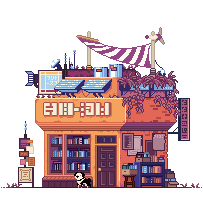 A peaceful little bookstore