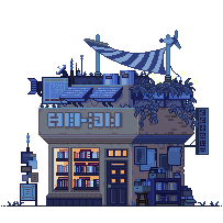 A peaceful little bookstore